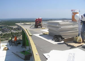 Roof Observers monitor construction